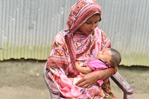 Noor Nahar, junge Mutter aus Bangladesch