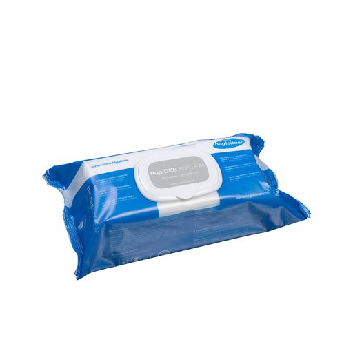 Vorschau Bild von hup DES FORTE M: Desinfektionstücher für
mittelgroße Flächen (lebensmittelecht)