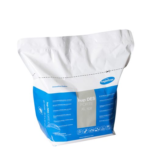 Vorschau Bild von hup DES FORTE XL roll: Desinfektionstücher für
große Flächen (lebensmittelecht)