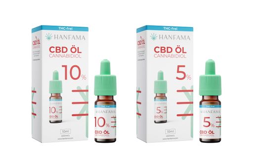 Vorschau Bild von Die Bestseller von Hanfama: Hanfama CBD-Öl Cannabidiol 5% und 10%