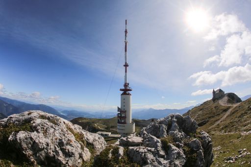Sendeanlage am Dobratsch feiert 50-jähriges
Jubiläum.