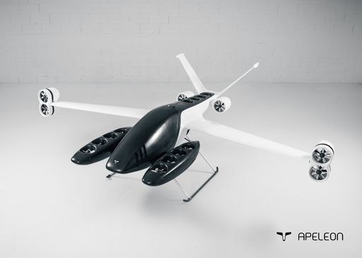 Vorschau Bild von Technologie-Demonstrator im Hangar von APELEON