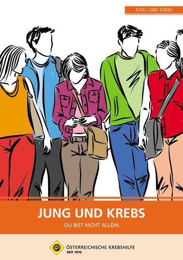  Cover Broschüre "Jung und Krebs"