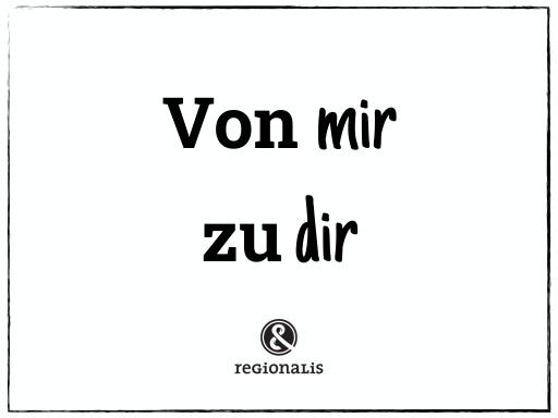 Vorschau Bild von Vorlage der Kampagne "Von mir zu dir" für regionale Produzent:innen