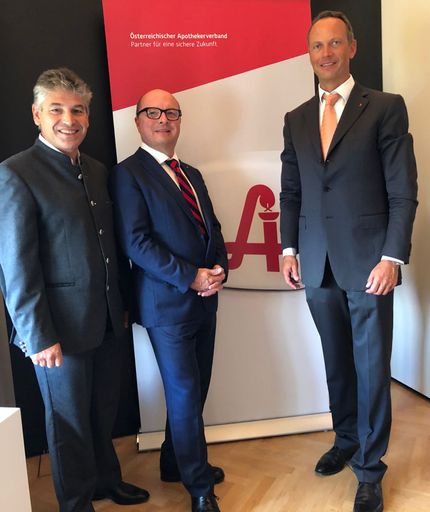 Vorschau Bild von Neues Verbandspräsidium (v.l.n.r.) Andreas Hoyer,
Thomas Veitschegger, Alexander Hartl.