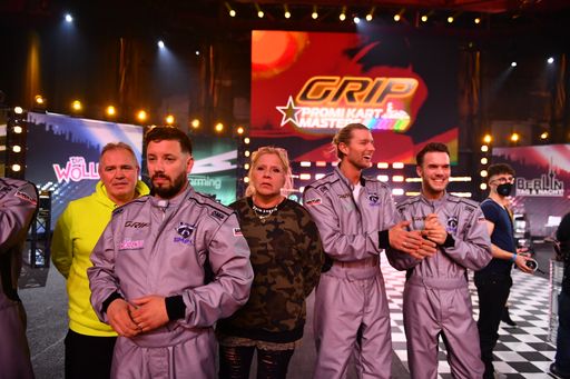 Team Wollny / Die Startpositionen für das Rennen stehen fest: /
So lief das Qualifying der "GRIP - Promi Kart Masters"/ Weiterer
Text über ots und www.presseportal.de/nr/6605 / Die Verwendung
dieses Bildes ist für redaktionelle Zwecke unter Beachtung ggf.
genannter Nutzungsbedingungen honorarfrei. Veröffentlichung bitte
mit Bildrechte-Hinweis.