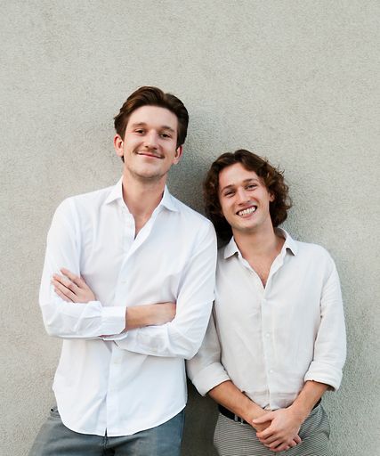 COVID CARE Gründer Benedikt Ebner und Laurids Hadler (v.l.n.r.)