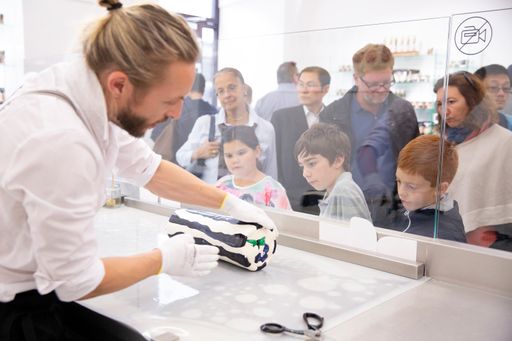  Christian Mayer in der Schauproduktion