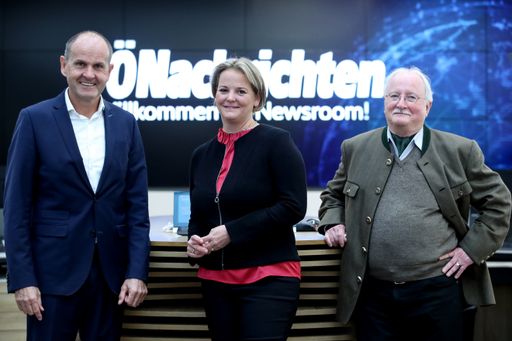 Gerald Mandlbauer, Susanne Dickstein, Rudolf A. Cuturi (von
links)