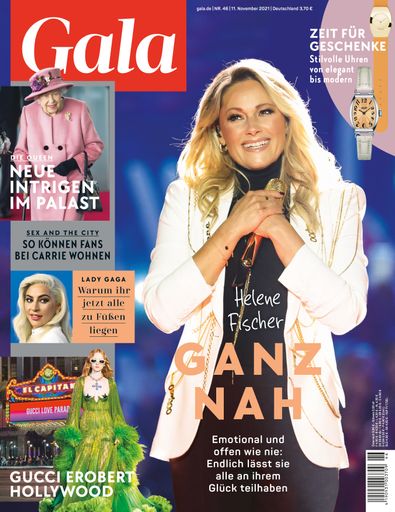 Cover GALA 46/2021 (EVT: 11. November 2021) / Weiterer Text über
ots und www.presseportal.de/nr/6106 / Die Verwendung dieses Bildes
ist für redaktionelle Zwecke unter Beachtung ggf. genannter
Nutzungsbedingungen honorarfrei. Veröffentlichung bitte mit
Bildrechte-Hinweis.
