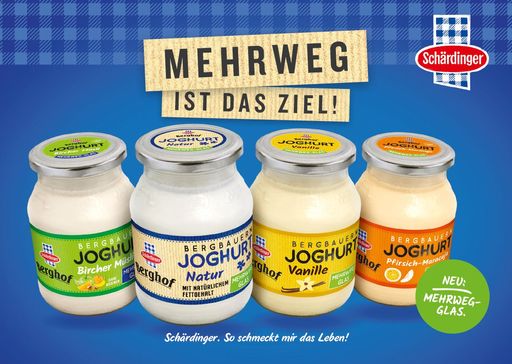 Vorschau Bild von Schärdinger Joghurts im Mehrwegglas