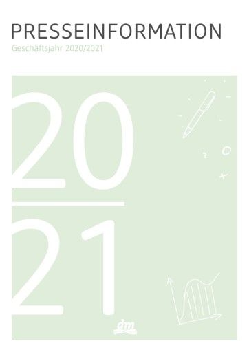 Vorschau Bild von Presseunterlage dm drogerie markt Geschäftszahlen 2020/21