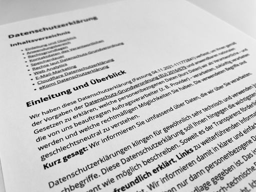 Datenschutztext aus dem Datenschutz Generator für
Österreich und Deutschland