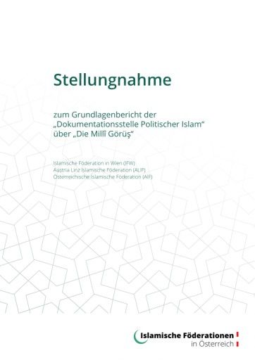 Vorschau Bild von Stellungnahme zum Grundlagenbericht der "Dokumentationsstelle Politischer Islam" über "Die Milli Görüş"