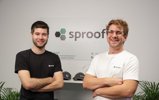  Fabian Knirsch und Clemens Brunner von sproof