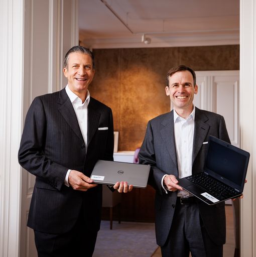  Michael Schaumann und Robert Gulla, Gründer und
Obmänner des Vereins SPRNGBOARD, 2021, Copyright www.peterrigaud.com