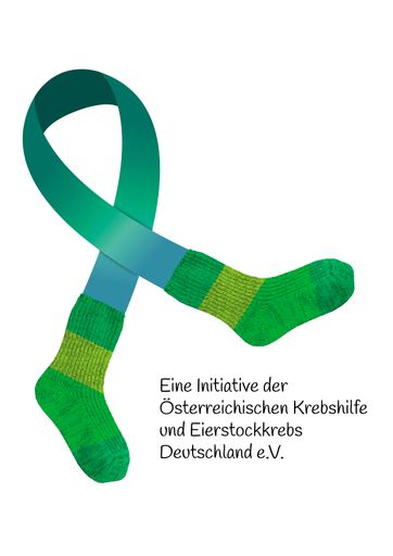 Logo Krebshilfe-Aktion "Grüne Socken"