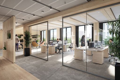Vorschau Bild von Innenvisualisierung Büro Timber Pioneer