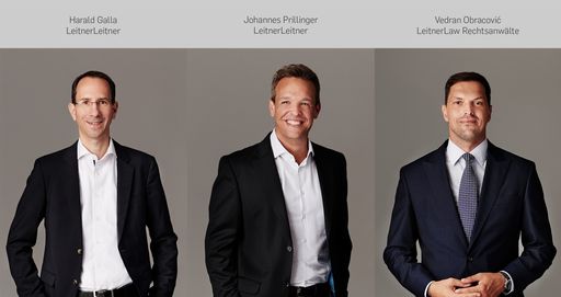 Neue Partner bei LeitnerLeitner bzw LeitnerLaw
Rechtsanwälte