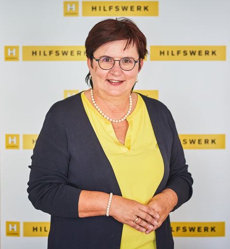 Hilfswerk Niederösterreich Präsidentin LAbg. Bgm.
Michaela Hinterholzer bedankt sich bei den Ehrenamtlichen des
Hilfswerks für ihren Einsatz.