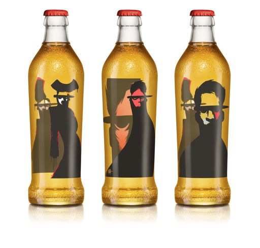 3 Motive der Almdudler Golif Edition