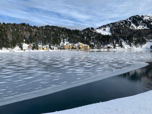  Es bleibt spannend. Hält das Eis am See oder nicht?