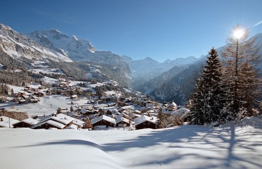Vorschau Bild von Wengen im Winter