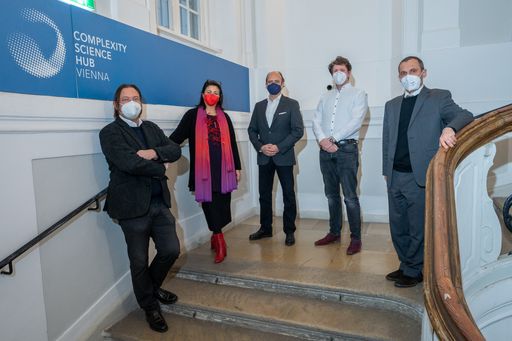 Complexity Science Hub Vienna erhält verteilt auf
drei Jahre (2022 - 2024) insgesamt 1.5 Mio. € Förderung seitens der
Stadt Wien
