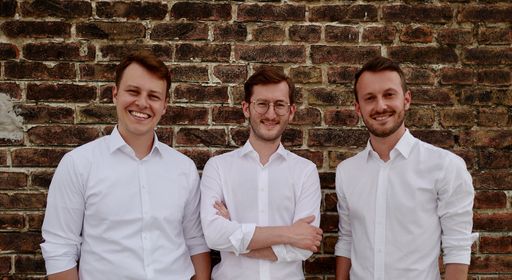 Das Gründerteam von myReha, das sich noch vor
Produktstart 2,2 Millionen Euro an Kapital geholt hat.