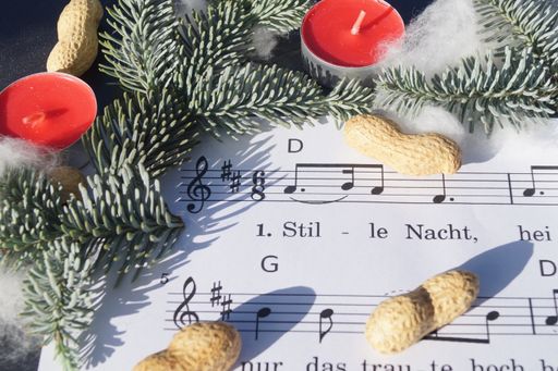 Notenblatt, Stille Nacht