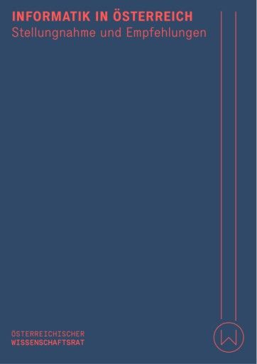  Informatik in Österreich - Stellungnahme und Empfehlungen