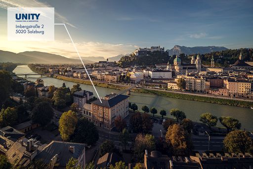  Der neue UNITY-Standort mitten in Salzburg