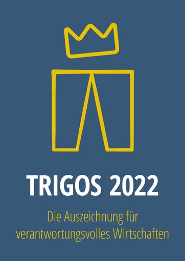 Vorschau Bild von Das Logo des TRIGOS 2022 - die Auszeichnung für
verantwortungsvolles Wirtschaften