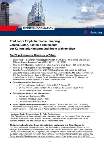 Vorschau Bild von Happy Birthday, Elbphilharmonie!