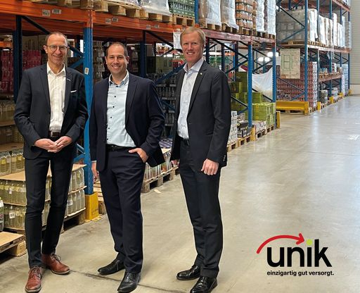 Dkfm.Andreas Haider/UNIK, Mag.Emmanuel
Fink/Lekkerland, Mag.Julius Kiennast/UNIK (von links)