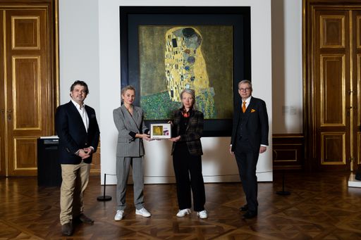 NFT-Präsentation „Der Kuss" von Gustav Klimt im
Oberen Belvedere