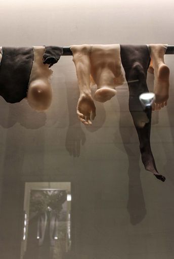 Vorschau Bild von Barbora Kleinhamplová, Overload, Installation
(Silikonabgüsse), 2020. Ausstellung Heiho
