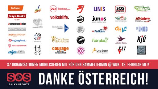 Vorschau Bild von Die Logos aller an der Sammelaktion beteiligten
Organisationen.