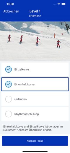Vorschau Bild von Auswahl Lernkarte App 'Ski Austria Mobile Academy'