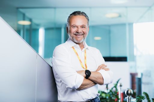 Antenne-Geschäftsführer Gottfried Bichler freut sich über die
Spitzenpositionen im aktuellen Radiotest