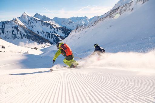 Skigenuss in Faschina im Großen Walsertal