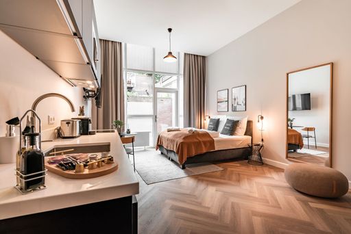 Ein Beispiel für die Suiteartigen Living-Apartments
von limehome - Standort Den Haag