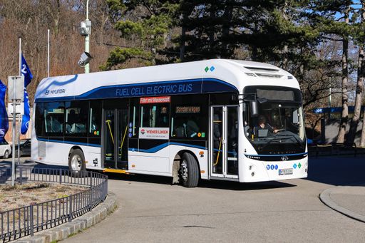  Der Hyundai ELEC CITY Fuel Cell Stadtbus der Wiener
Linien