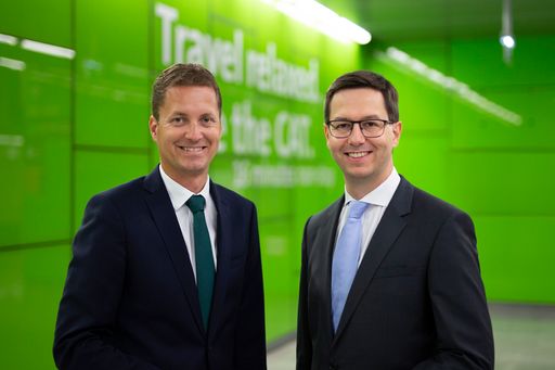 Vorschau Bild von CAT-Geschäftsführung: Michael Forstner und
Christoph Korherr vlnr