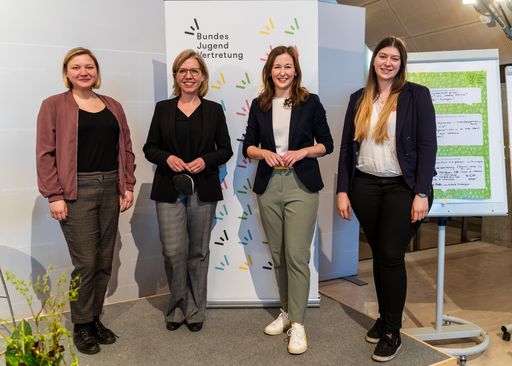 Foto Abschluss Klimajugendrat, Dachfoyer Hofburg