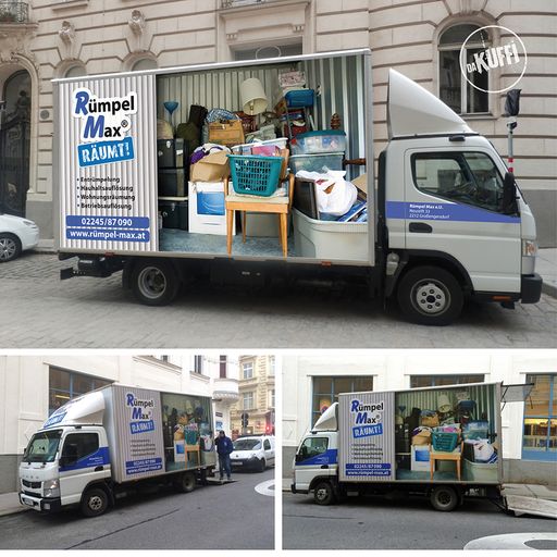  Rümpel Max LKW für Entrümpelungen in Wien und NÖ