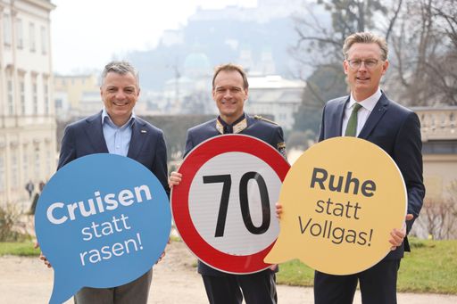 Vorschau Bild von Start der neuen Verkehrssicherheitsaktion von
Großglockner Hochalpenstraßem AG, ÖAMTC und Polizei.