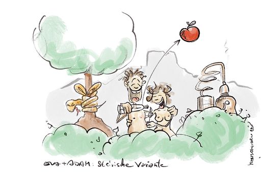 Adam und Eva im steirischen Paradis
