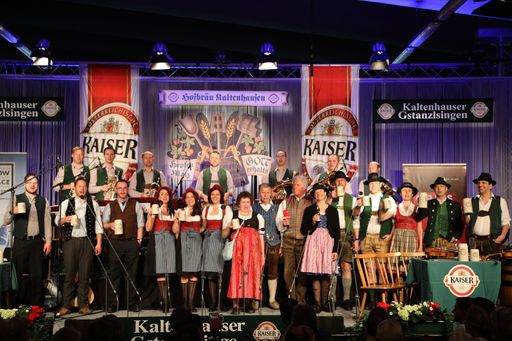 Beim 28. Kaltenhauser Gstanzlsingen im Jahr 2019.