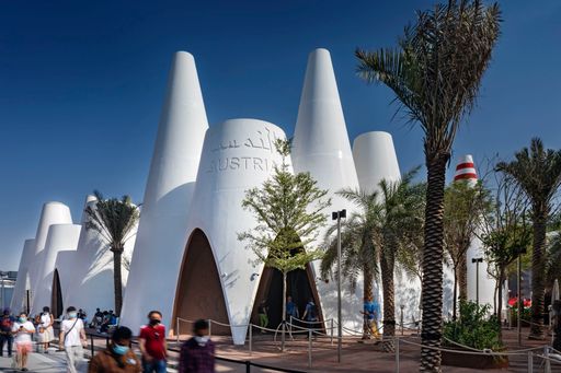 Ansicht des Österreichischen EXPO Pavillons in
Dubai